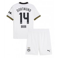 Maglia Calcio Borussia Dortmund Maximilian Beier #14 Terza Divisa Bambino 2024-25 Manica Corta (+ pantaloncini)